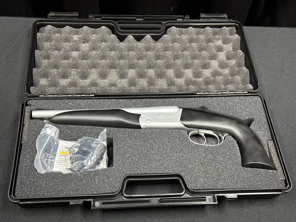 Pedersoli Howdah ‘Alaskan’ Pistol in .45LC/.410 with Original Case