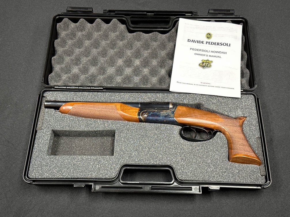 Davide Pedersoli Howdah 45LC/410 Pistol with Case