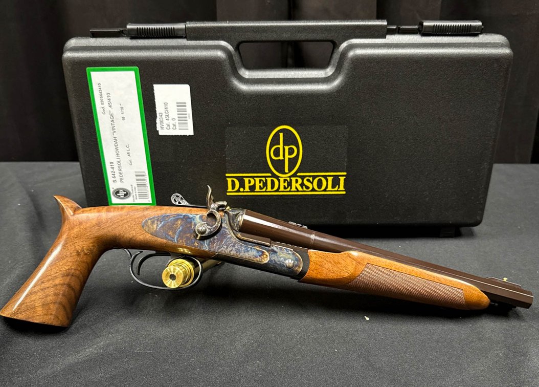 Pedersoli Howdah ‘Vintage’ .45LC/.410 Pistol with Case