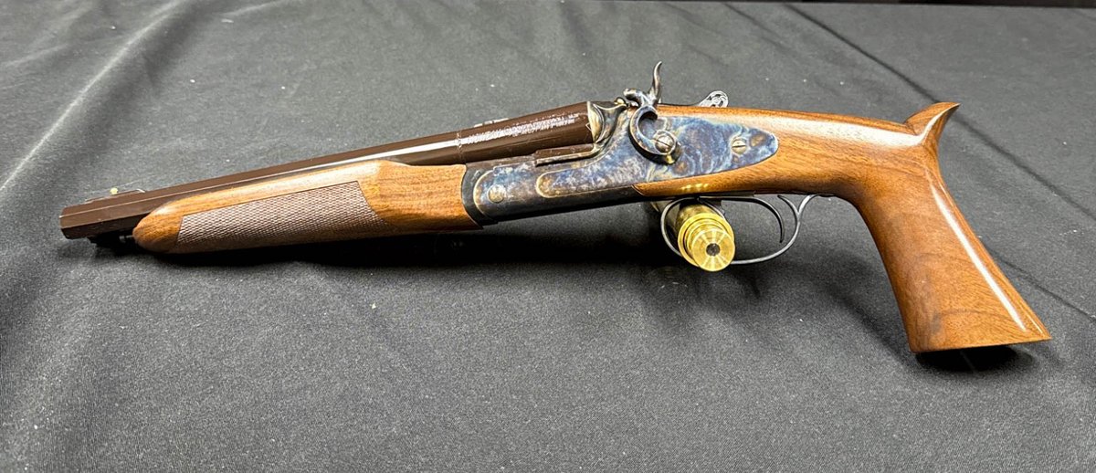 Pedersoli Howdah “Vintage” .45/410 Double-Barrel Pistol