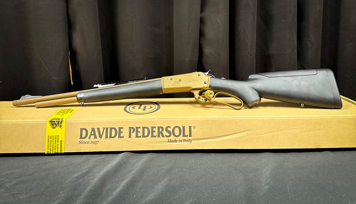 Davide Pedersoli Lever Action Boarbuster Mark II .45-70 Government Rifle