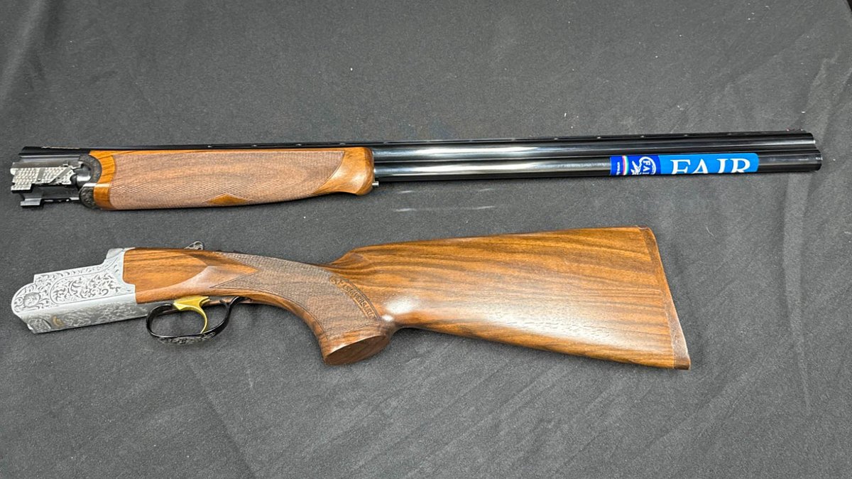 Italian FAIR 50th Anniversario Over/Under Shotgun with Case