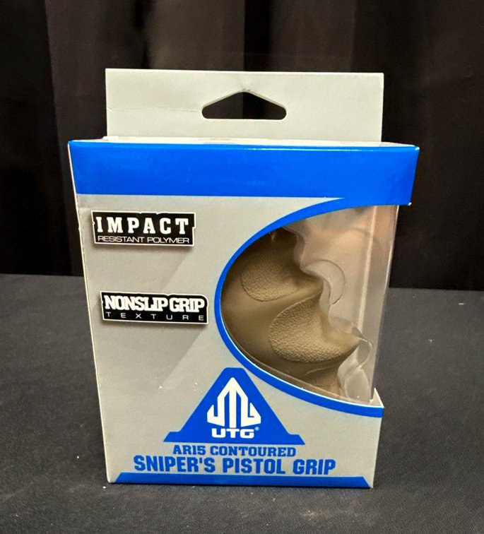UTG AR15 Contoured Sniper’s Pistol Grip – Two-Pack