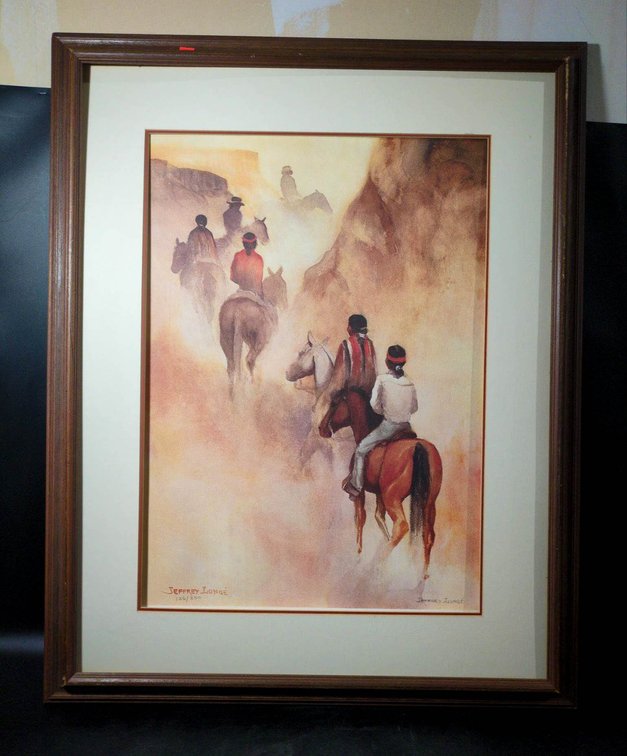 Framed Jeffrey Lunge Limited Edition Print, Numbered 126/250