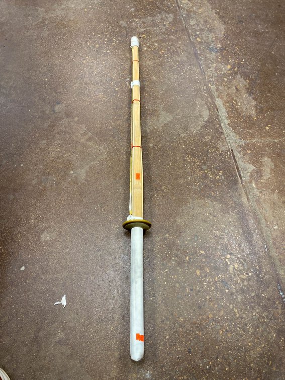 Bamboo Shinai Kendo Sword With Protective Guard