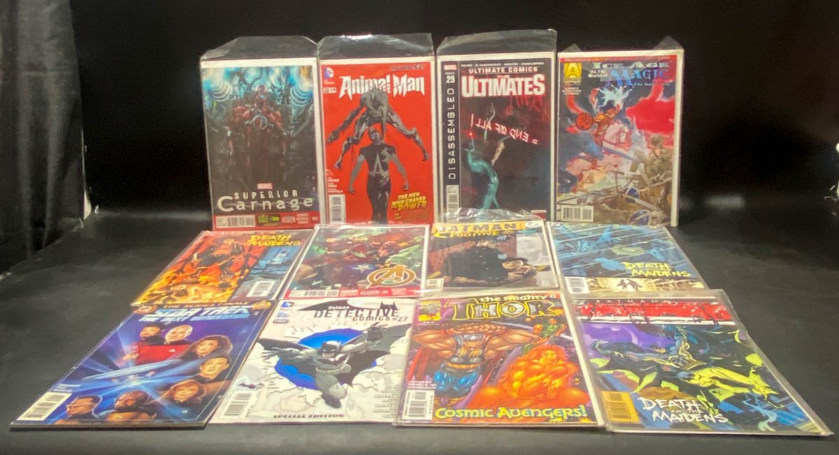 12 Comics Featuring Batman, Marvel, and Star Trek