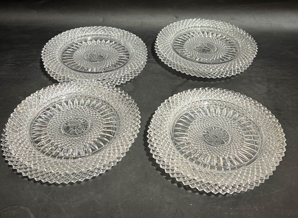Vintage Avon 92nd anniversary Fostoria American Lead Crystal Plate