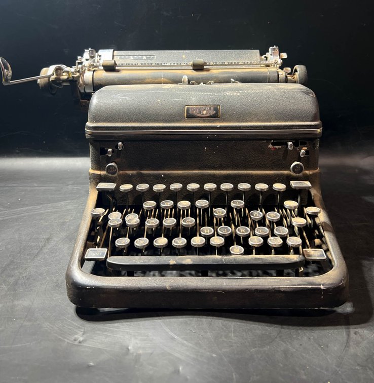 Royal Manual Typewriter with Case, Mid-20th Century