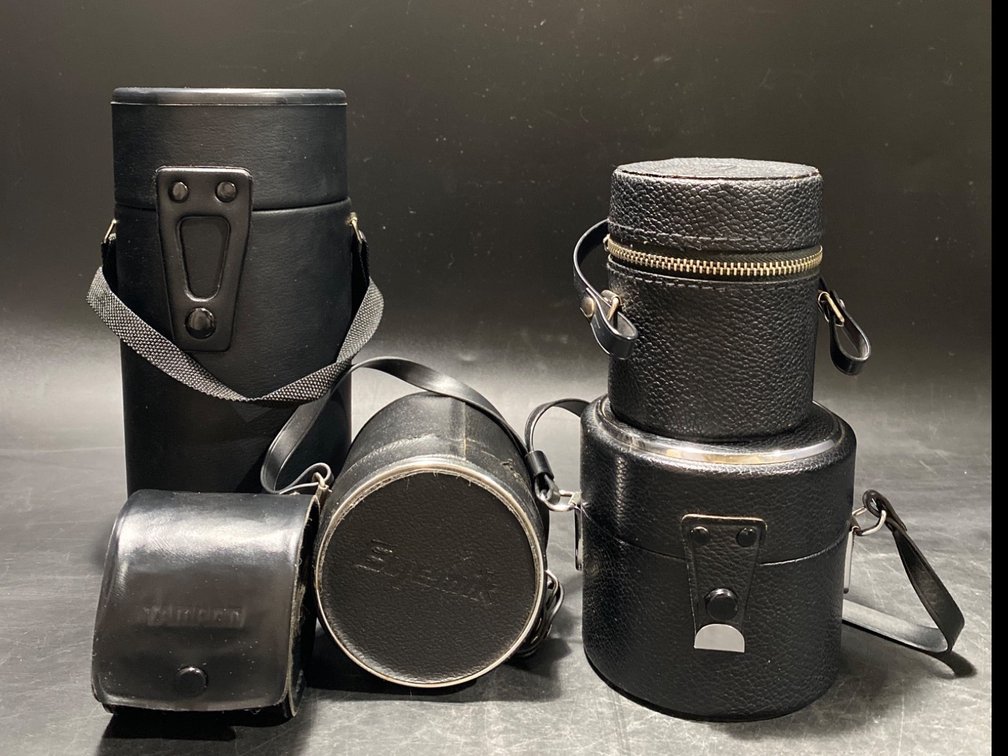 Camera Lenses with Cases, Including Beck, Kino Precision, and Rokinon