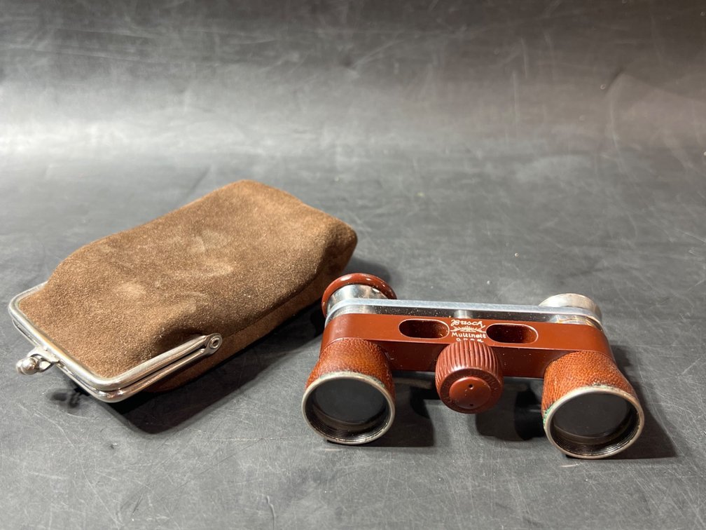 Busch Multinet Opera Glasses with Leather Pouch