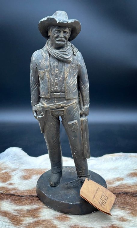 Original Western Sculpture by Largo, 13” x 6”