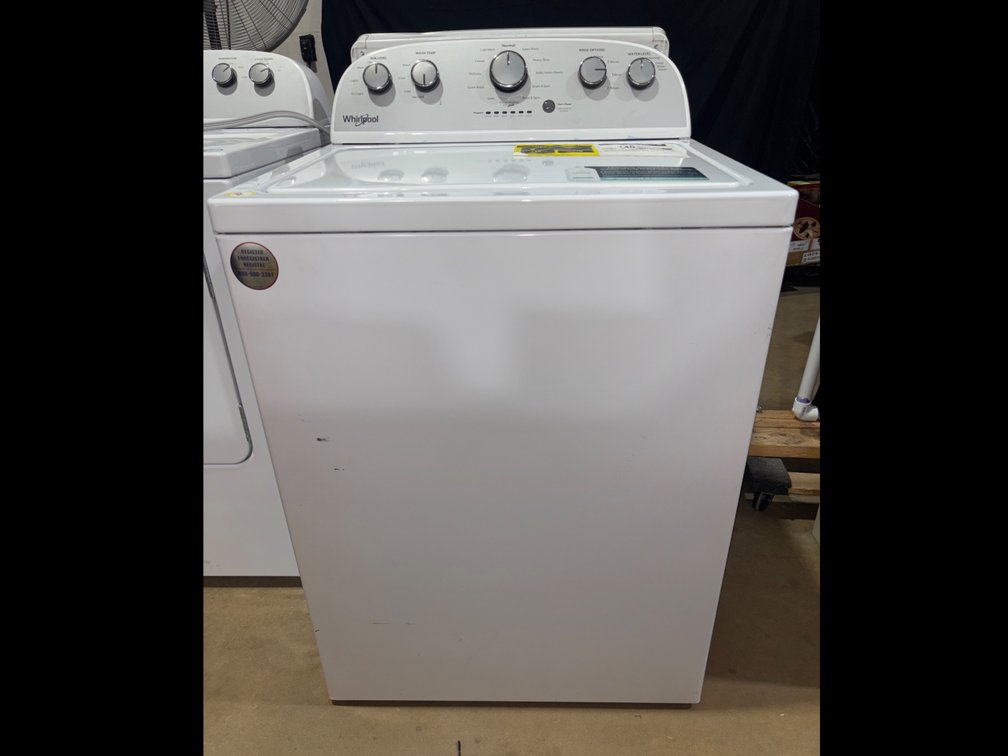 Whirlpool Top-Load Washing Machine with Control Panel