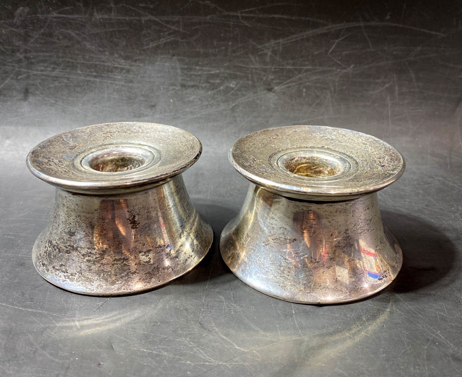 Gorham Sterling Cement Reinforced 829 Candle Holders