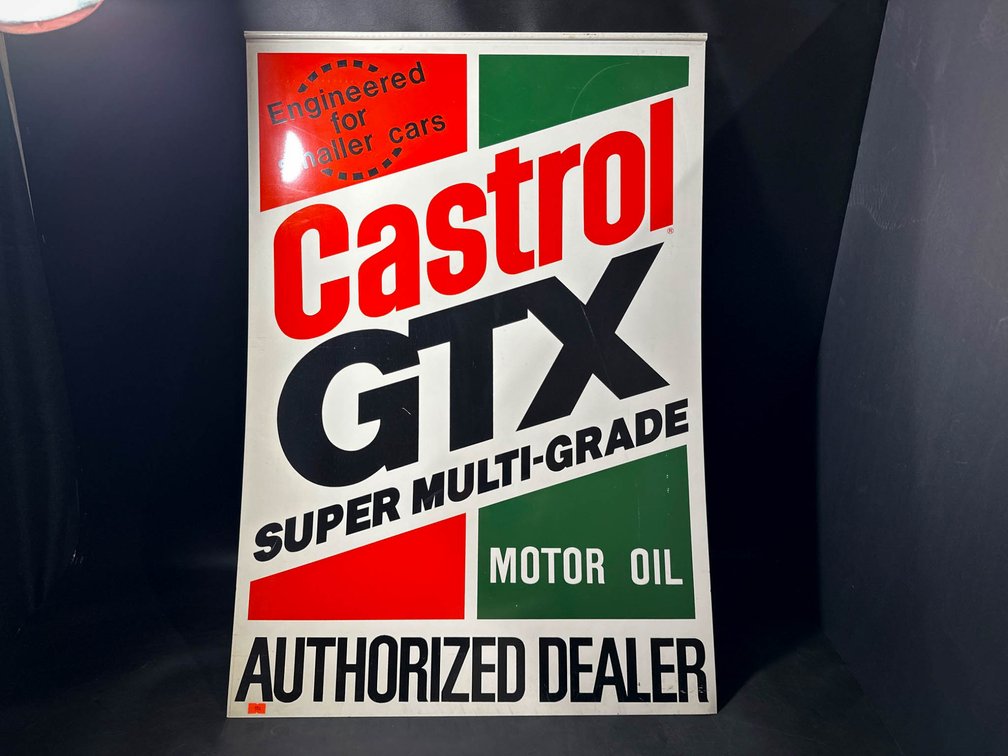 Castrol GTX Authorized Dealer Metal Sign – 24”x35”
