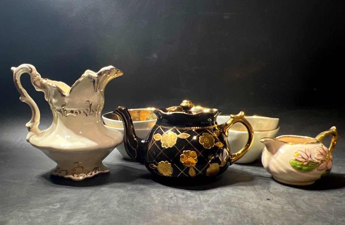 Decorative Teaware and Creamware
