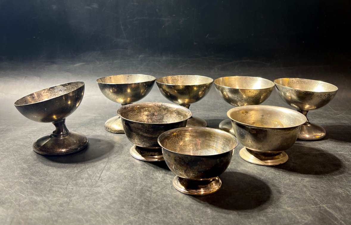 Oneida Royal Silver Plated Small Goblets or Sherbet Cups