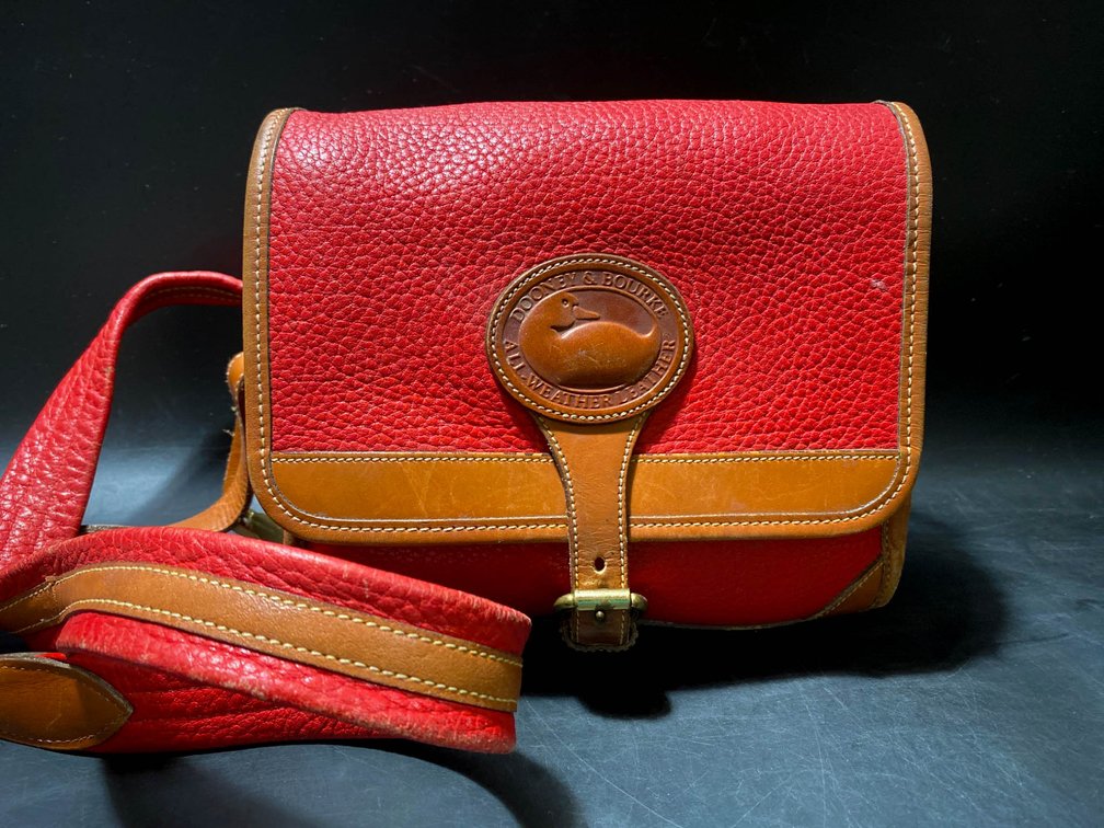 Dooney & Bourke All-Weather Leather Crossbody Bag in Red
