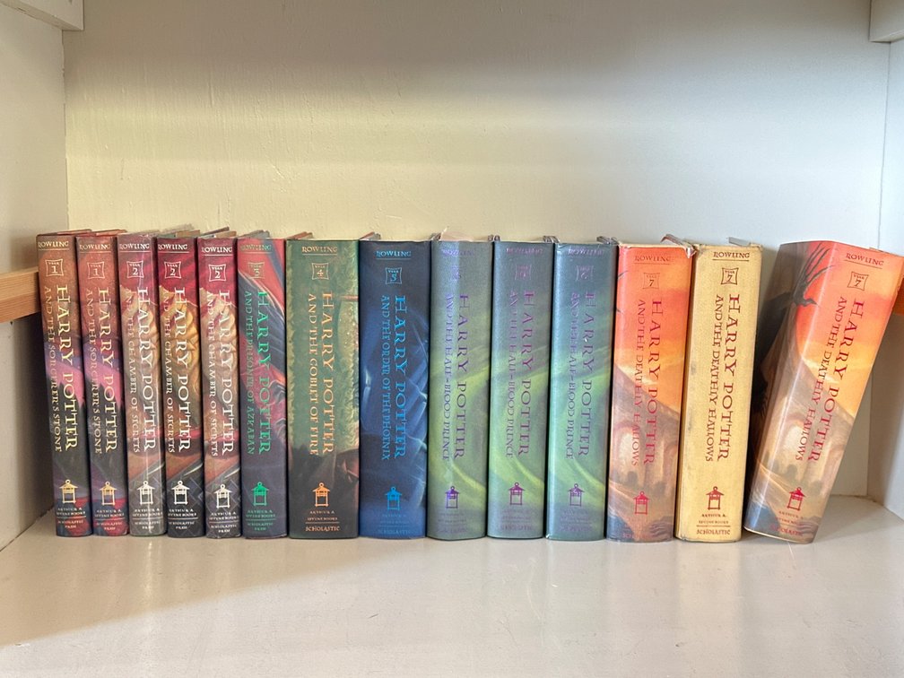 Complete Harry Potter Hardcover Book Set by J.K. Rowling