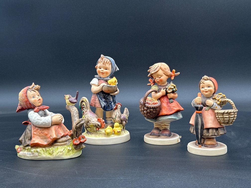 Four Goebel Hummel Figurines, Germany