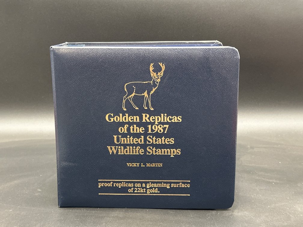 Golden Replicas of the 1987 United States Wildlife Stamps Collection