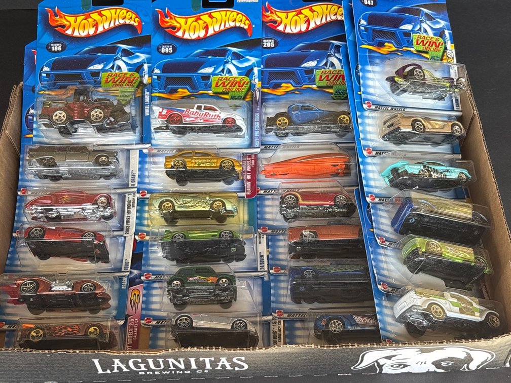 24 Hot Wheels Cars in Original Packaging