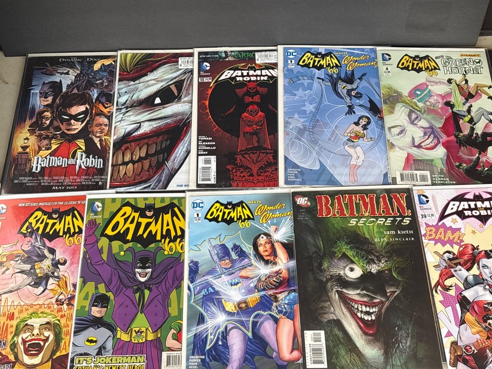 Batman and Batman ’66 Issues in Protective Sleeves