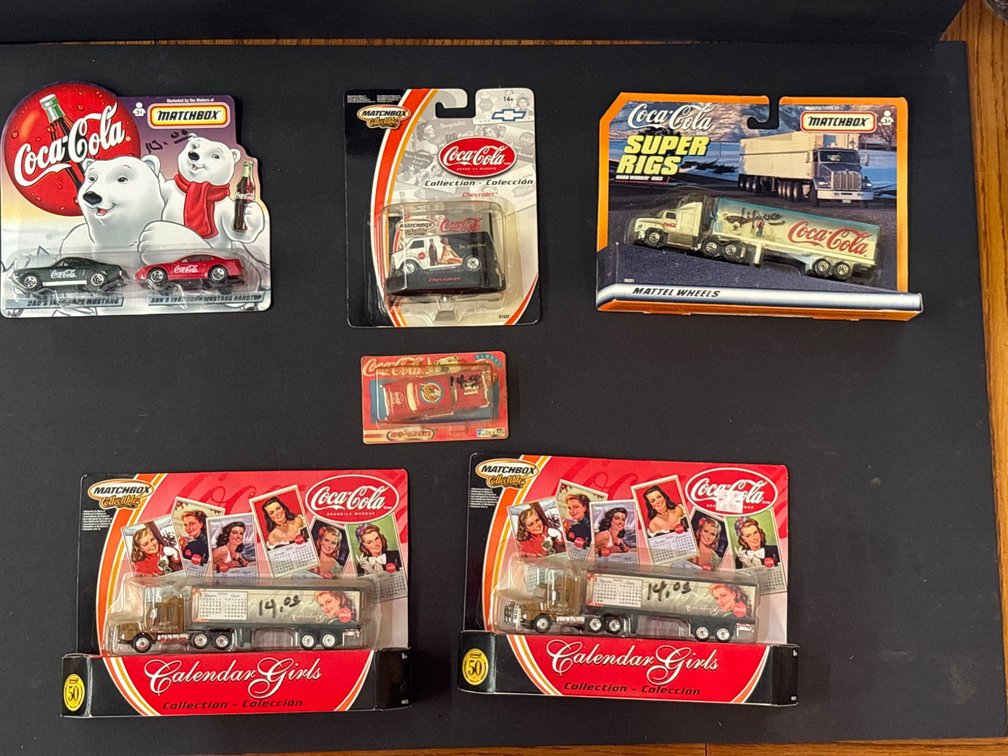 Coca-Cola Themed Die-Cast Vehicles by Matchbox