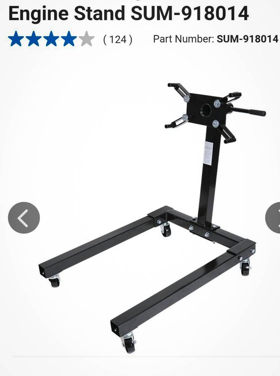 Engine Stand SUM-918014 with 1250 lbs Capacity