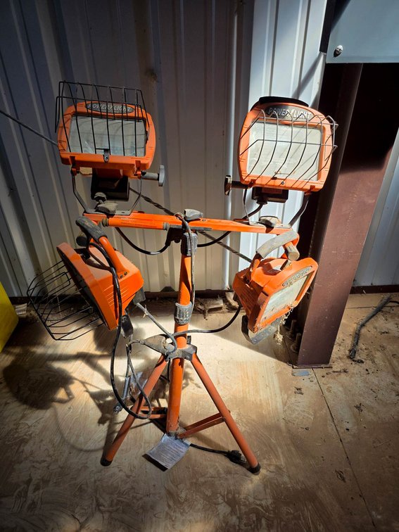Power Light Dual Work Light on Tripod Stand
