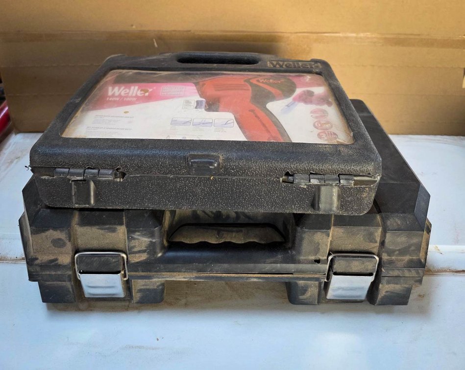 DeWalt Drill Set and Weller Soldering Gun Kit in Hard Cases