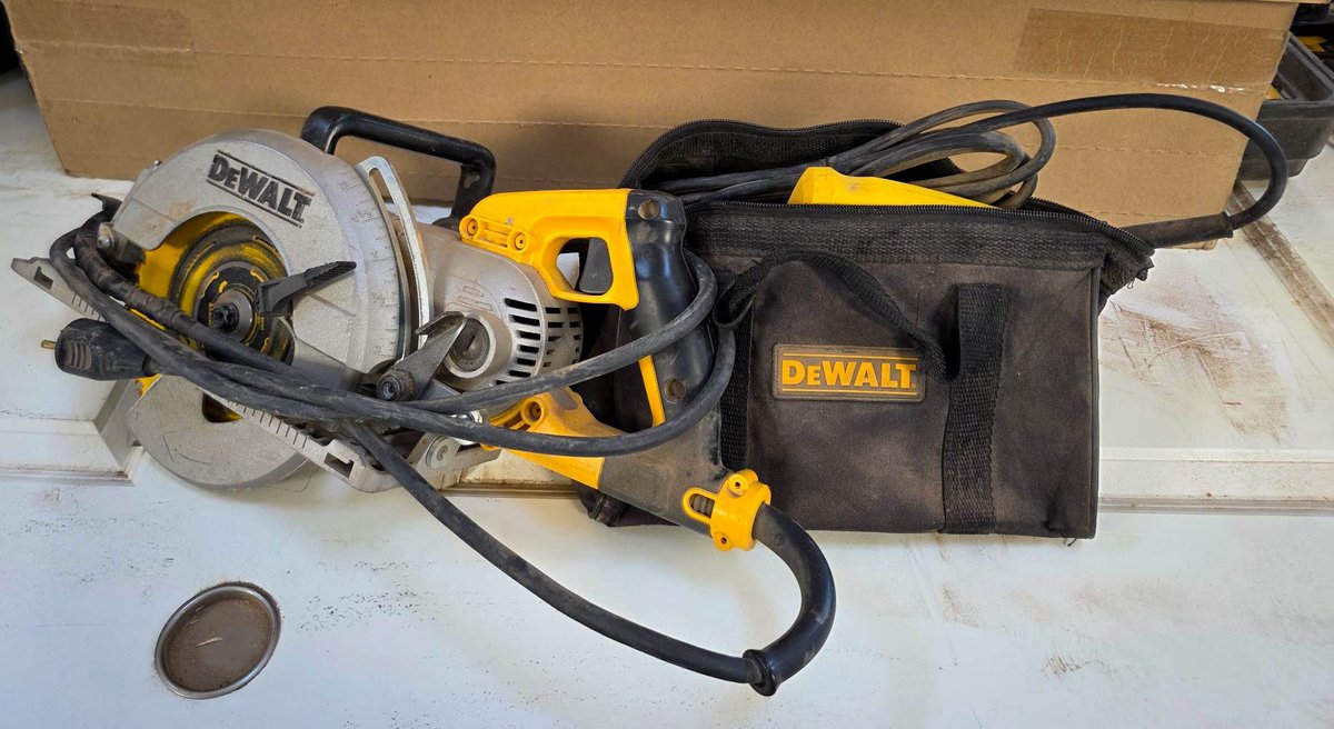 DeWalt Circular Saw and Planer with Carry Case
