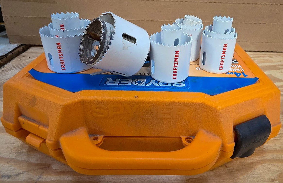 Spyder 14-Piece Carbide-Tipped Hole Saw Kit and Craftsman Hole Saws