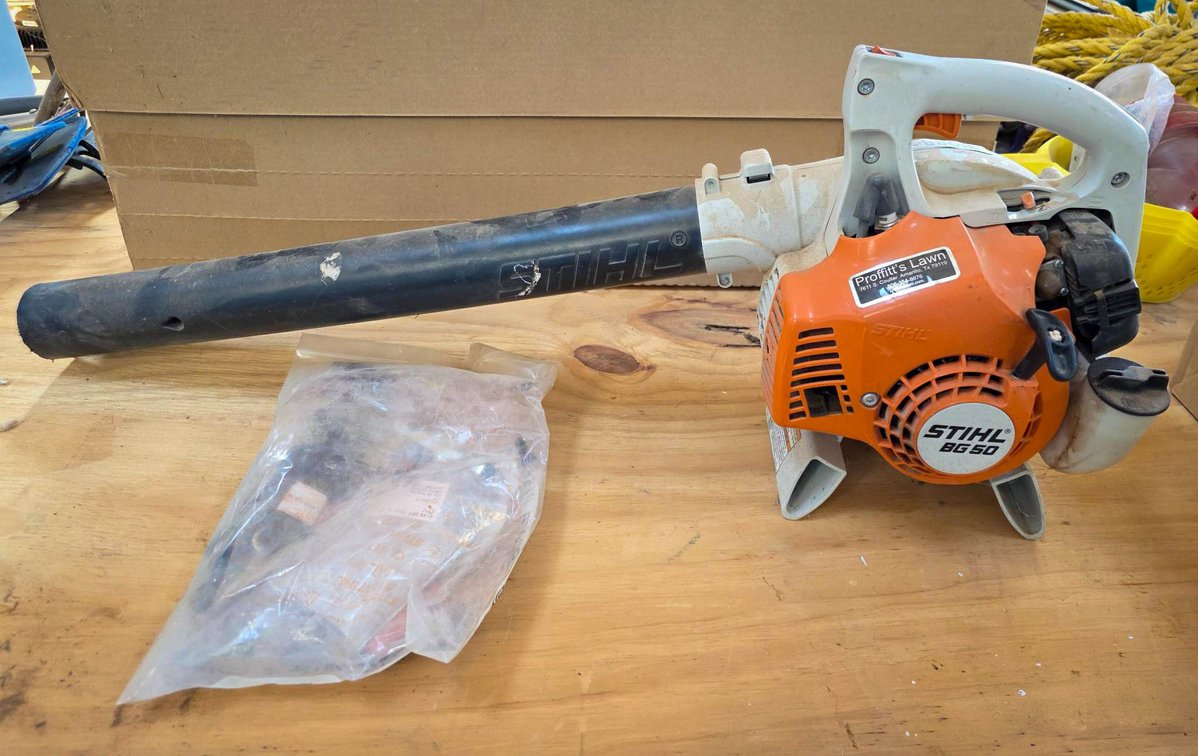 Stihl BG 50 Gas-Powered Leaf Blower with Accessories