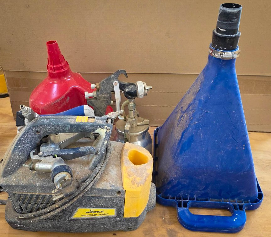Painting and Spraying Tools Including Wagner Paint System