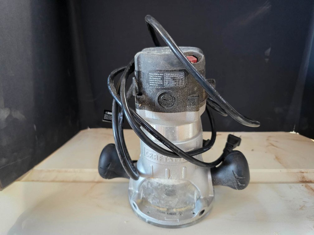 Craftsman Router With Accessories and Carrying Bag