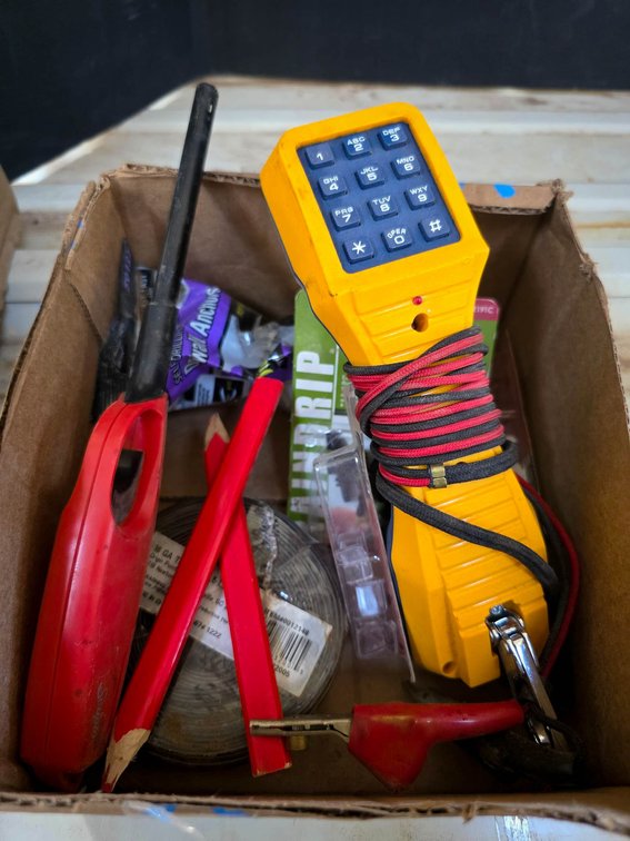 Tools and Accessories Including Fluke Networks TS19 Butt Set