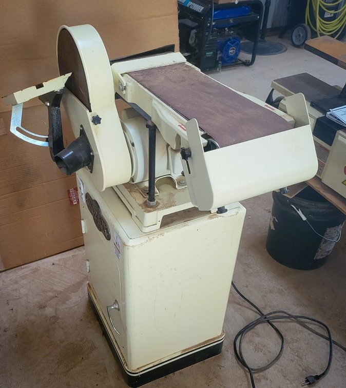 Shop Fox Combination Sander Model W1676 with Stand
