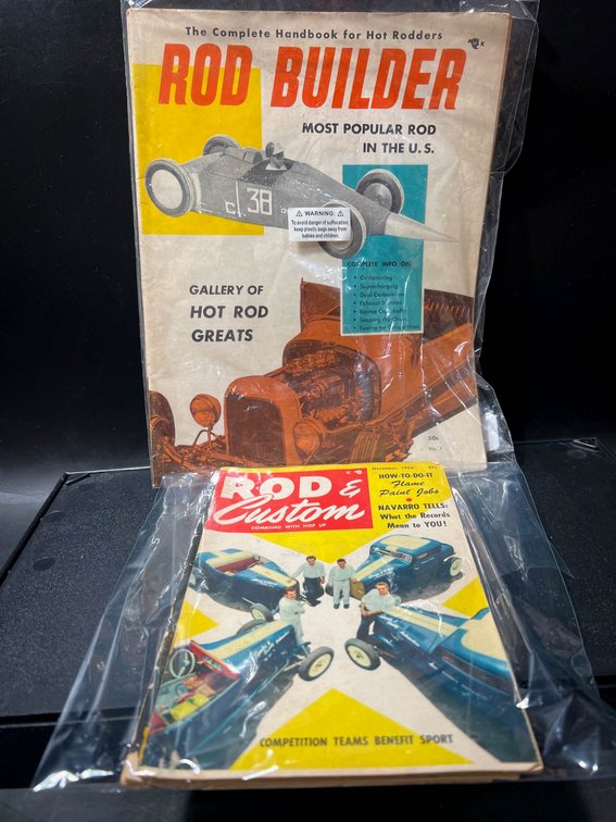7 Vintage Hot Rod and Auto Enthusiast Magazines, 1950s-1960s