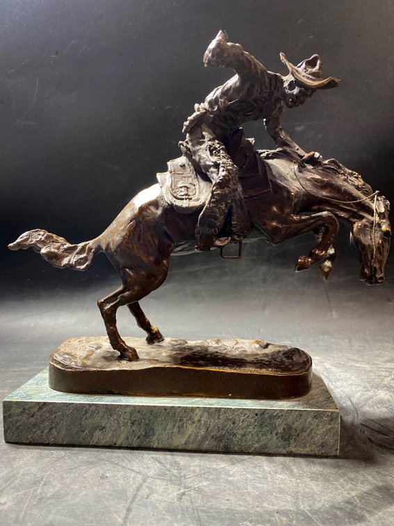 Frederic Remington Bronco Buster Bronze