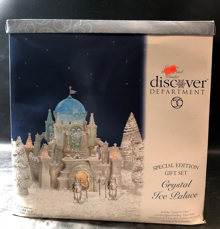 Department 56 Special Edition Crystal Ice Palace Gift Set