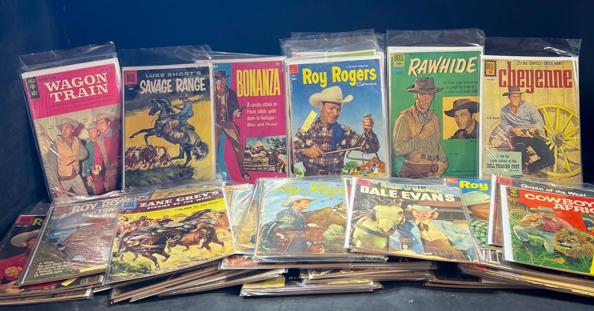 Vintage Dell Western Comics Including Roy Rogers and Bonanza