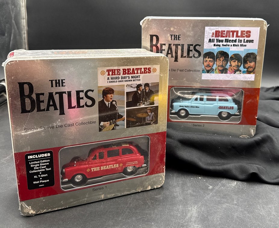 The Beatles Single Sleeve Die-Cast Collectible Set – Series 1 and 2