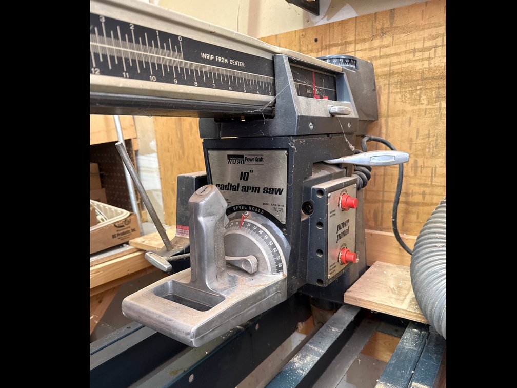 Montgomery Ward Powr Kraft 10-Inch Radial Arm Saw