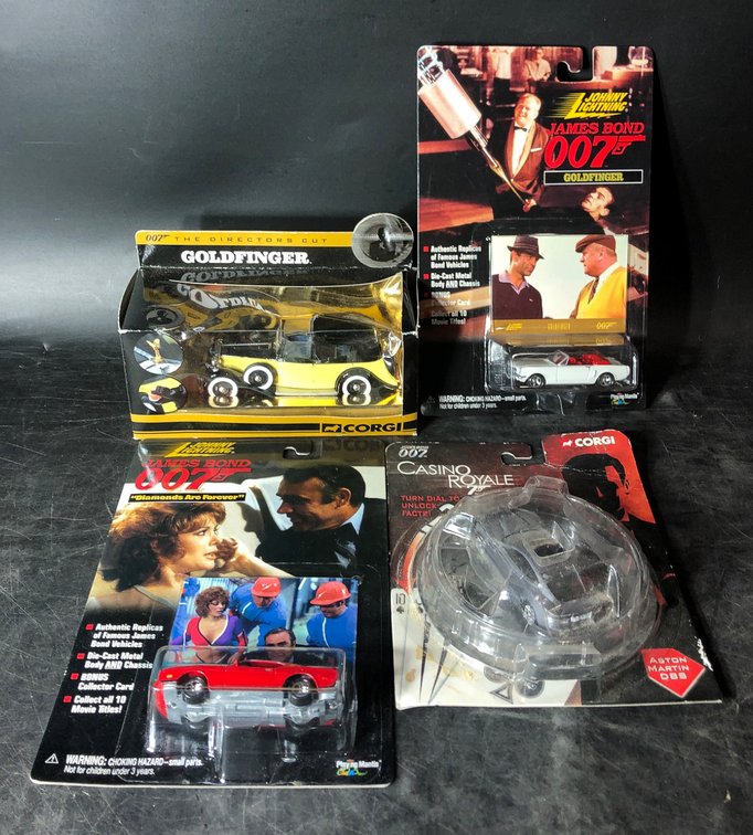 James Bond 007 Collectible Corgi Diecast Cars Bundle