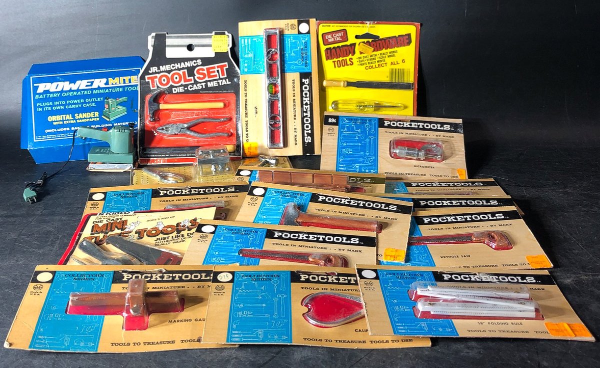 Miniature Tool Sets and PocketTools by Marx
