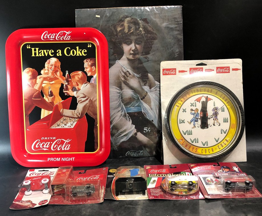 Coca-Cola Collectibles Lot Featuring ‘Prom Night’ Tray and Memorabilia