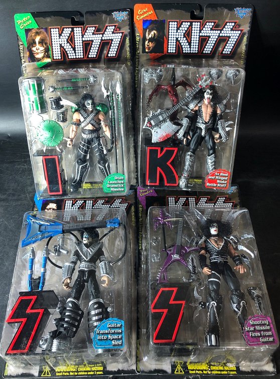 KISS Psycho Circus McFarlane Toys Action Figures Set of Four
