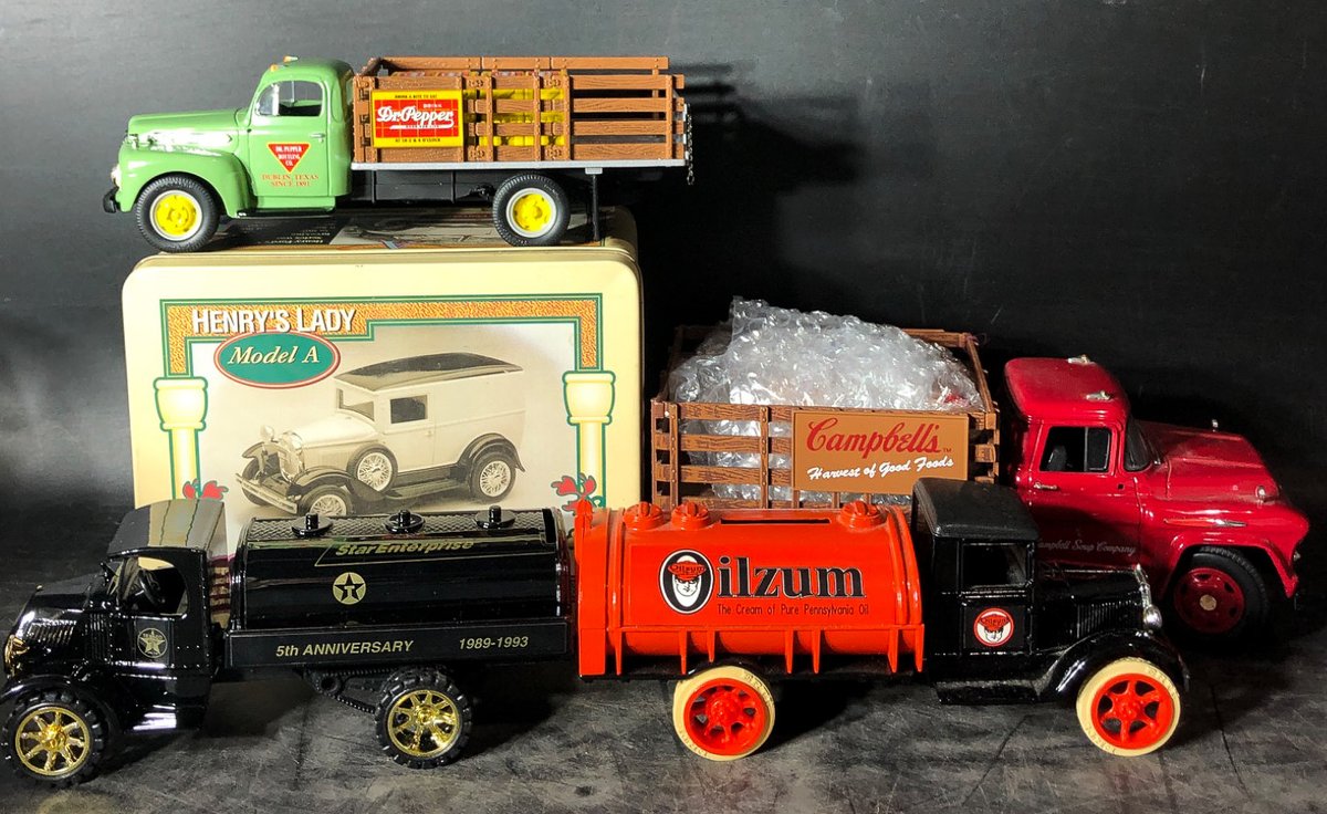 Scale Collectible Trucks With Boxes – Various Brands and Editions