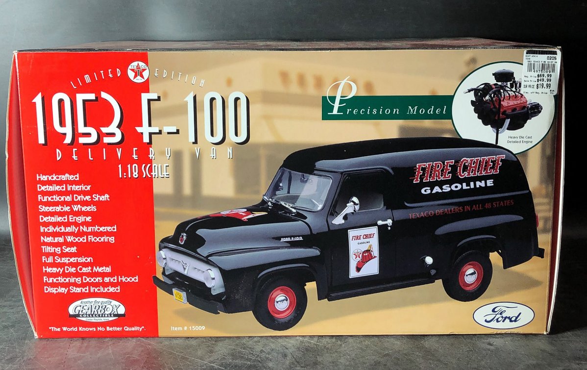 Limited Edition 1953 Ford F-100 Fire Chief Diecast Model