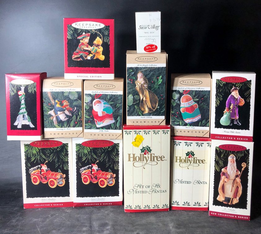 Hallmark Keepsake Christmas Ornaments and Santa Decor